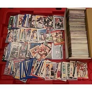 Lot of 670 random unsorted football NFL cards Pre-1990 vintage rookie +more